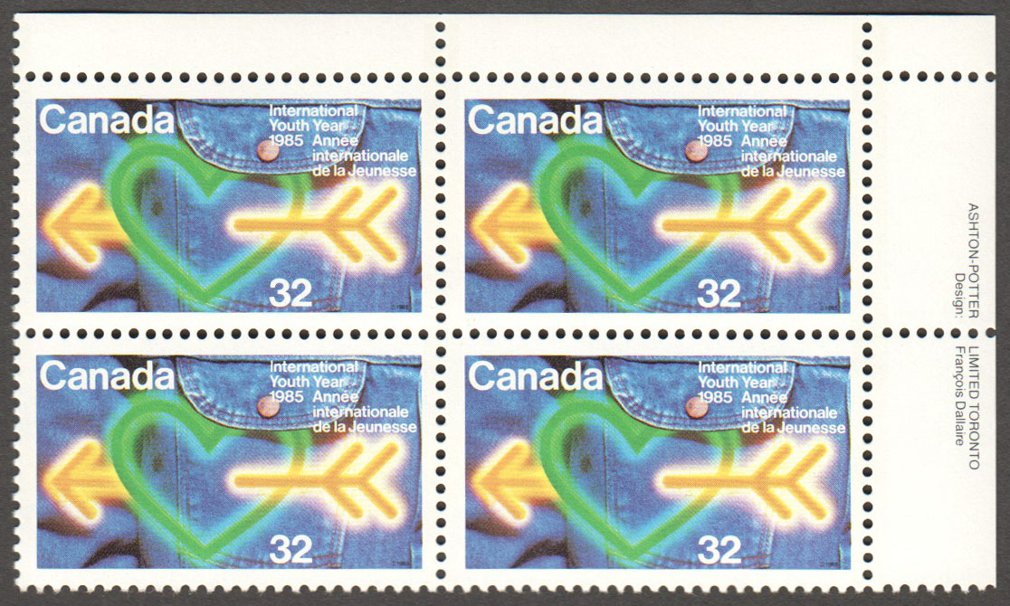 Canada Scott 1045 MNH PB UR (A9-3) - Click Image to Close